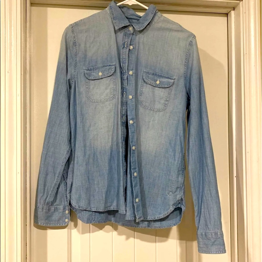 American Eagle denim button down